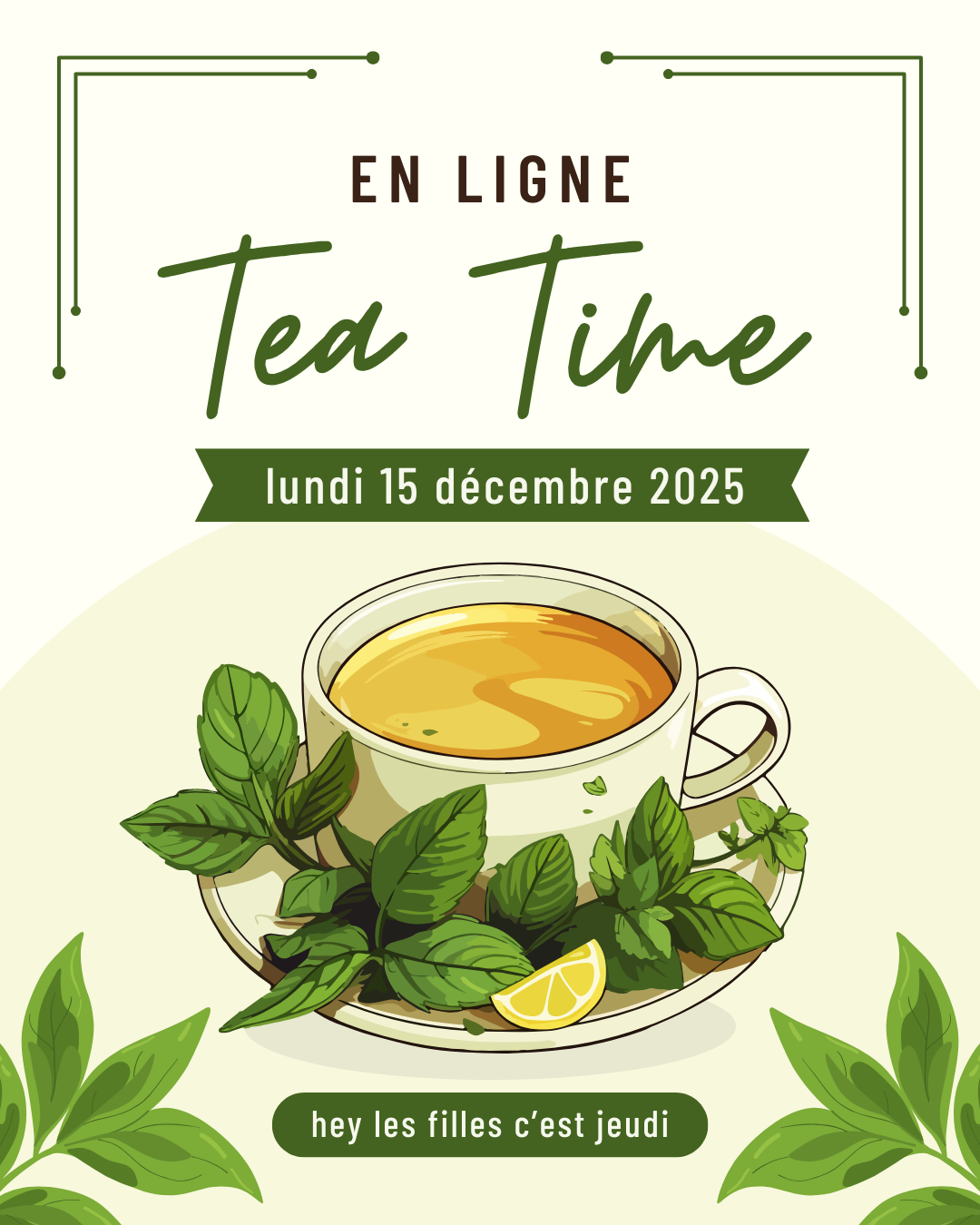 Tea time en ligne