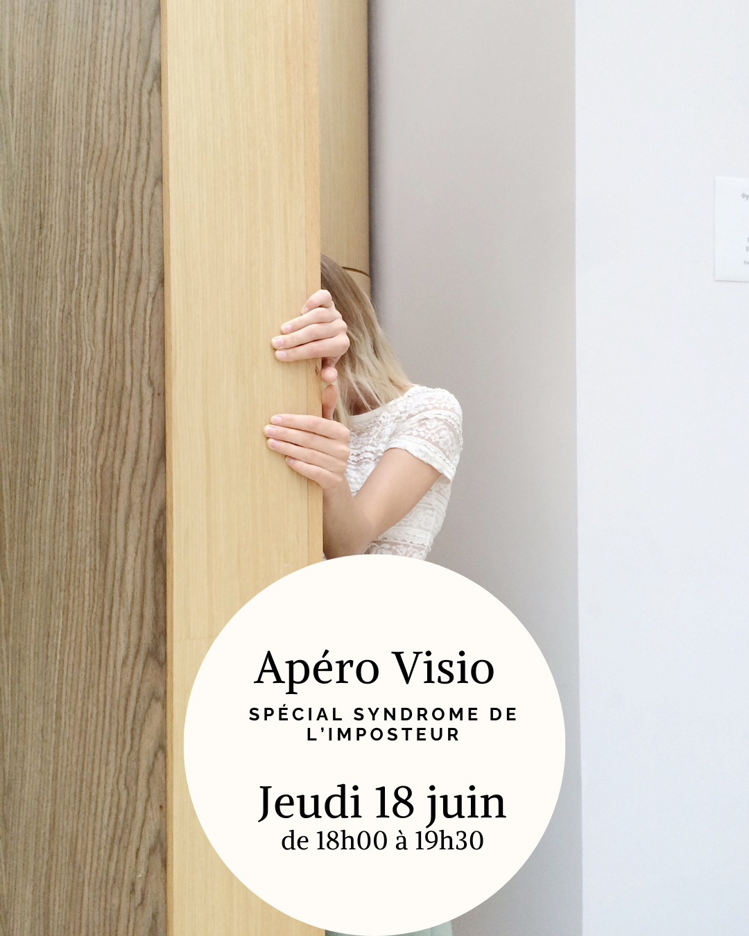 Apéro visio spécial syndrome de l'imposteur