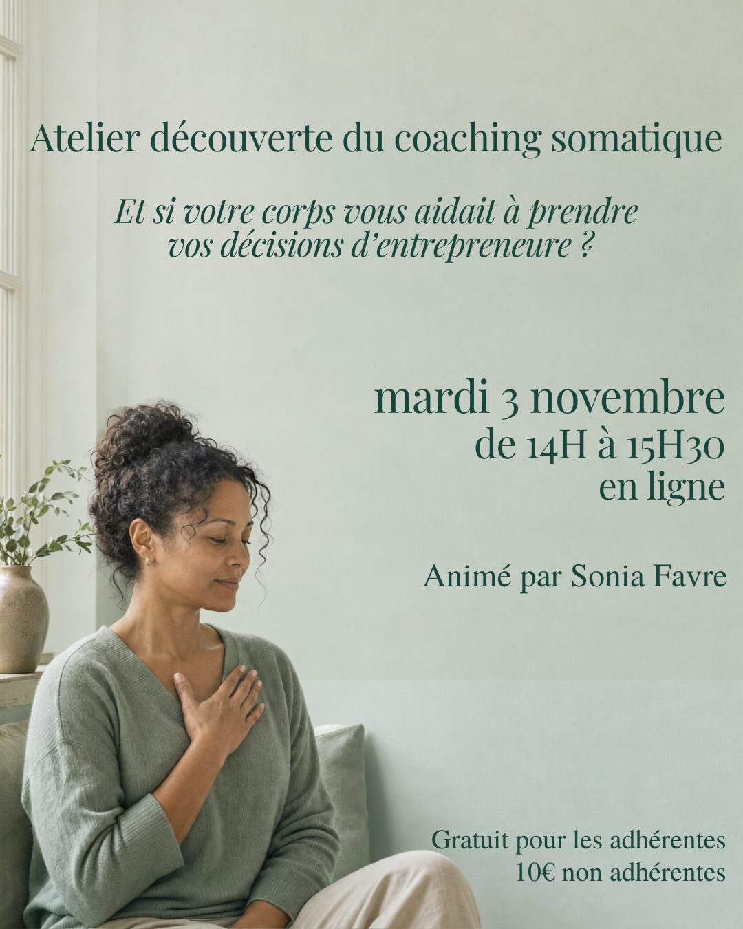 Atelier découverte du coaching somatique