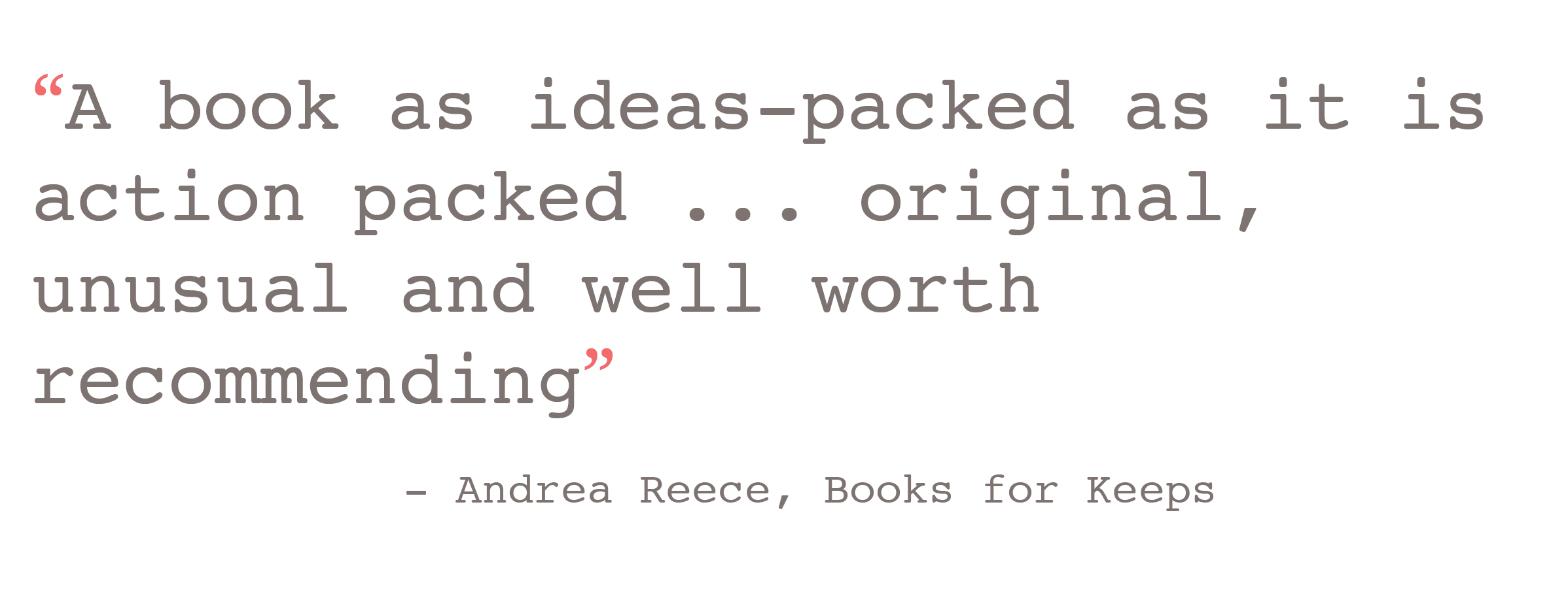 Andrea Reece, Books for Keeps