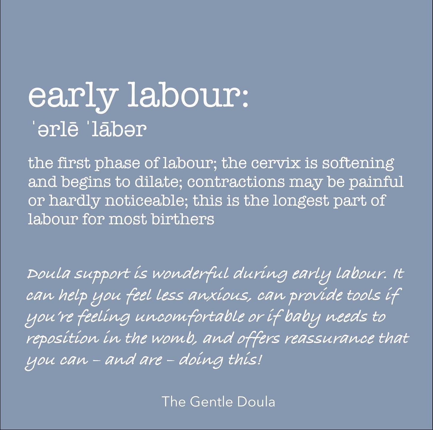 Early labour is quite possibly the biggest &lsquo;unknown&rsquo; of any labour story! Will it be painful? Will it hardly be noticeable? Will it last for just a few hours, or for a day? 
.
Here are three ways to help you navigate this important &ndash