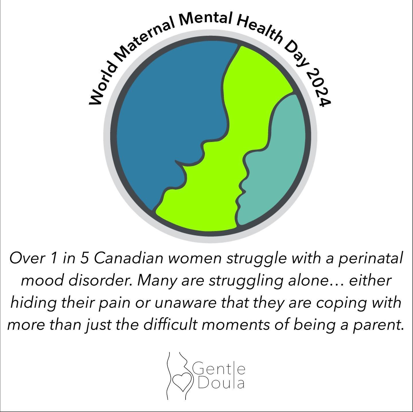 Today is world maternal mental health day. It&rsquo;s another day on the calendar that will come and go &ndash; but the issue of maternal mental health will still be here tomorrow. 
.
Did you know that over 1 in 5 Canadian birthers will suffer from a