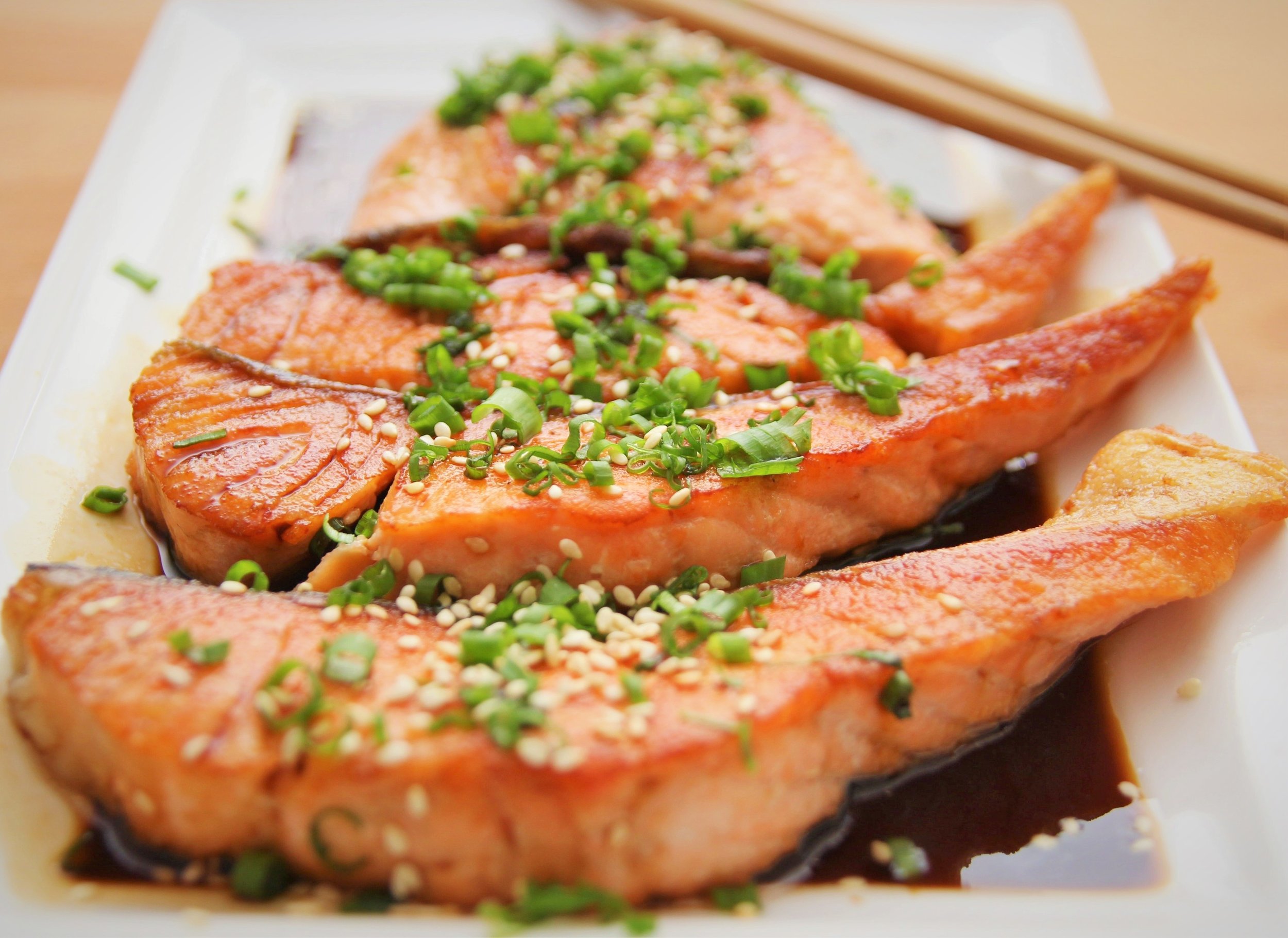 Salmon - Cook Fish on White Ceramic Plate dinner.jpg