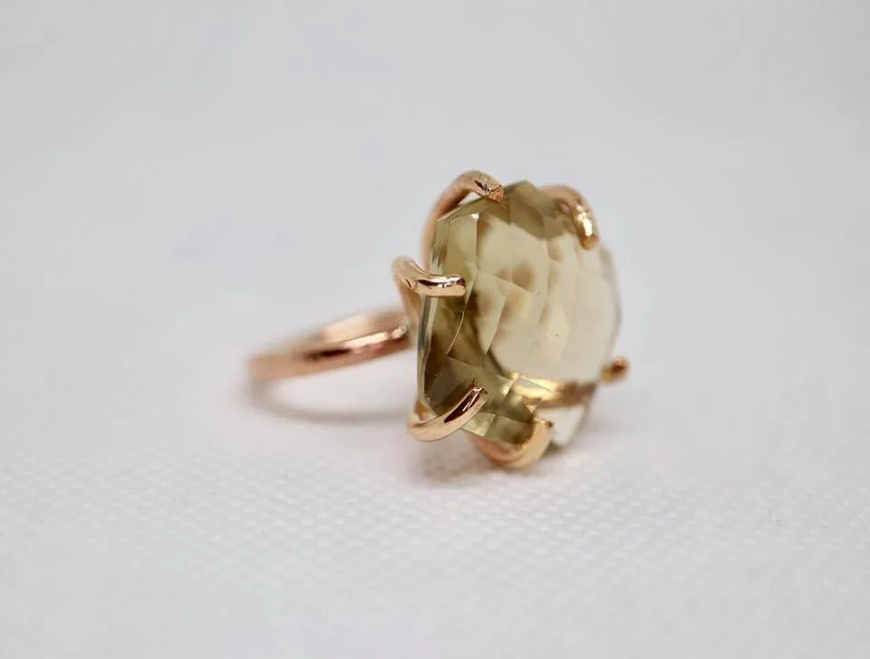 Topaz Claw Ring 