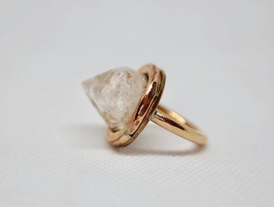 Raw Topaz Ring 