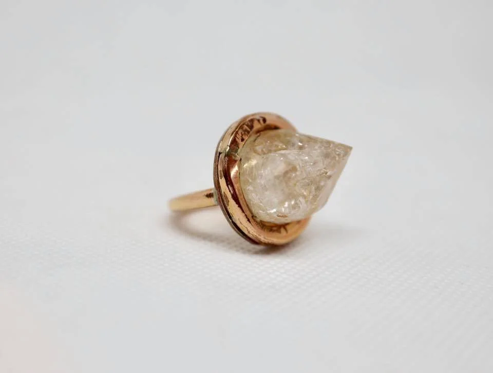 Raw Topaz Ring — The Beadery
