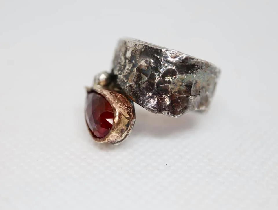 Reticulated Silver and Berry Tourmaline 
