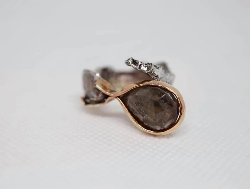 Reticulated Tourmaline Ring 