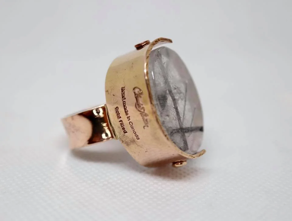 Tourmaline Quartz Ring 
