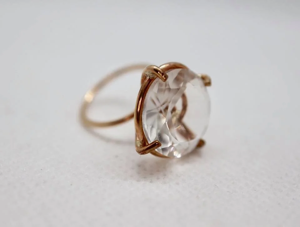 Solitaire Ring with Zircon