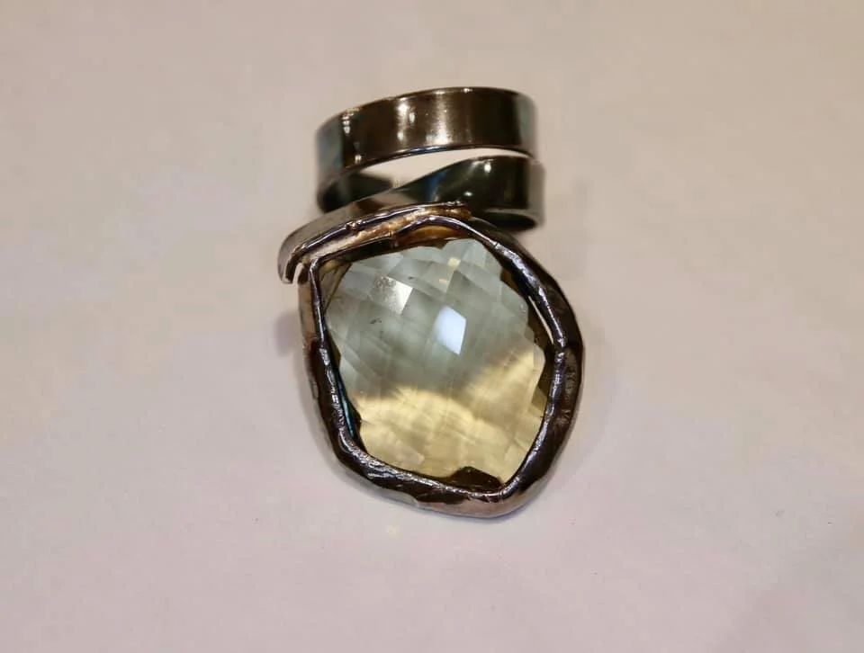 TOPAZ ARMOUR RING