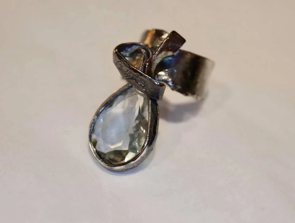 GREEN AMETHYST ARMOUR RING