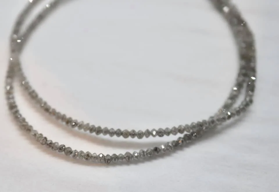 Natural Grey Diamond Strand
