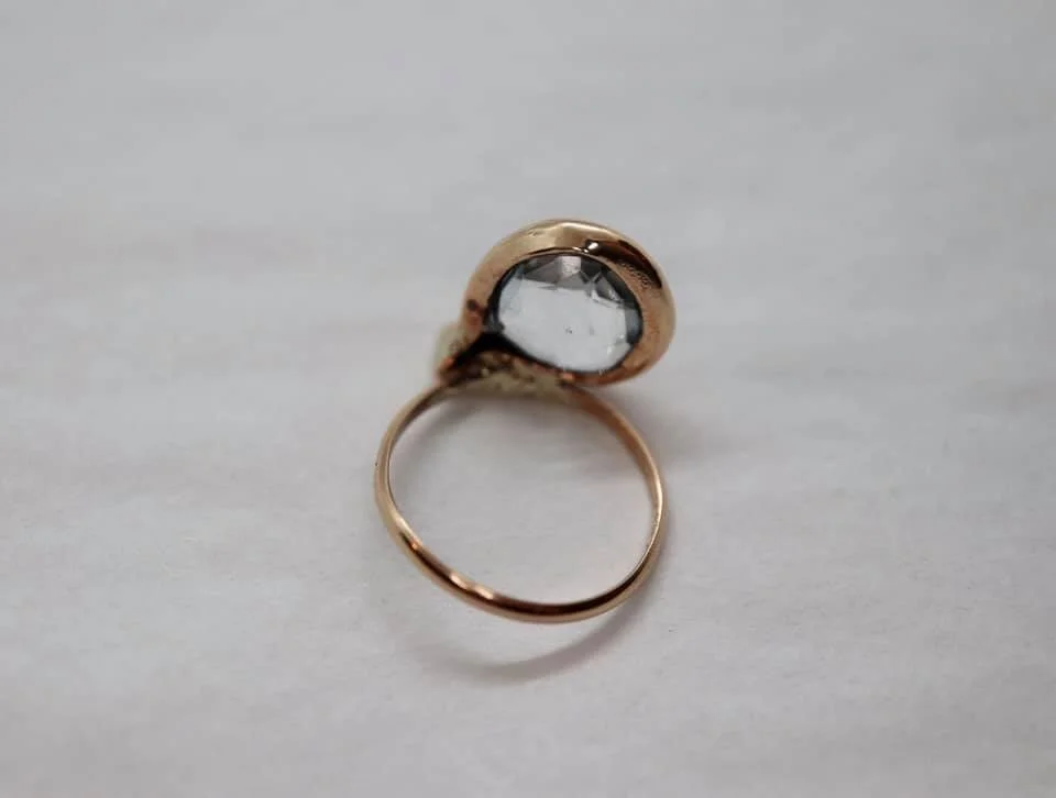 Pear-shape Aquamarine Ring 2