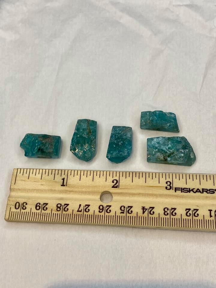 Hand-cut Raw Apatite