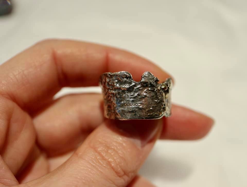 Rustic Oxidized Band 