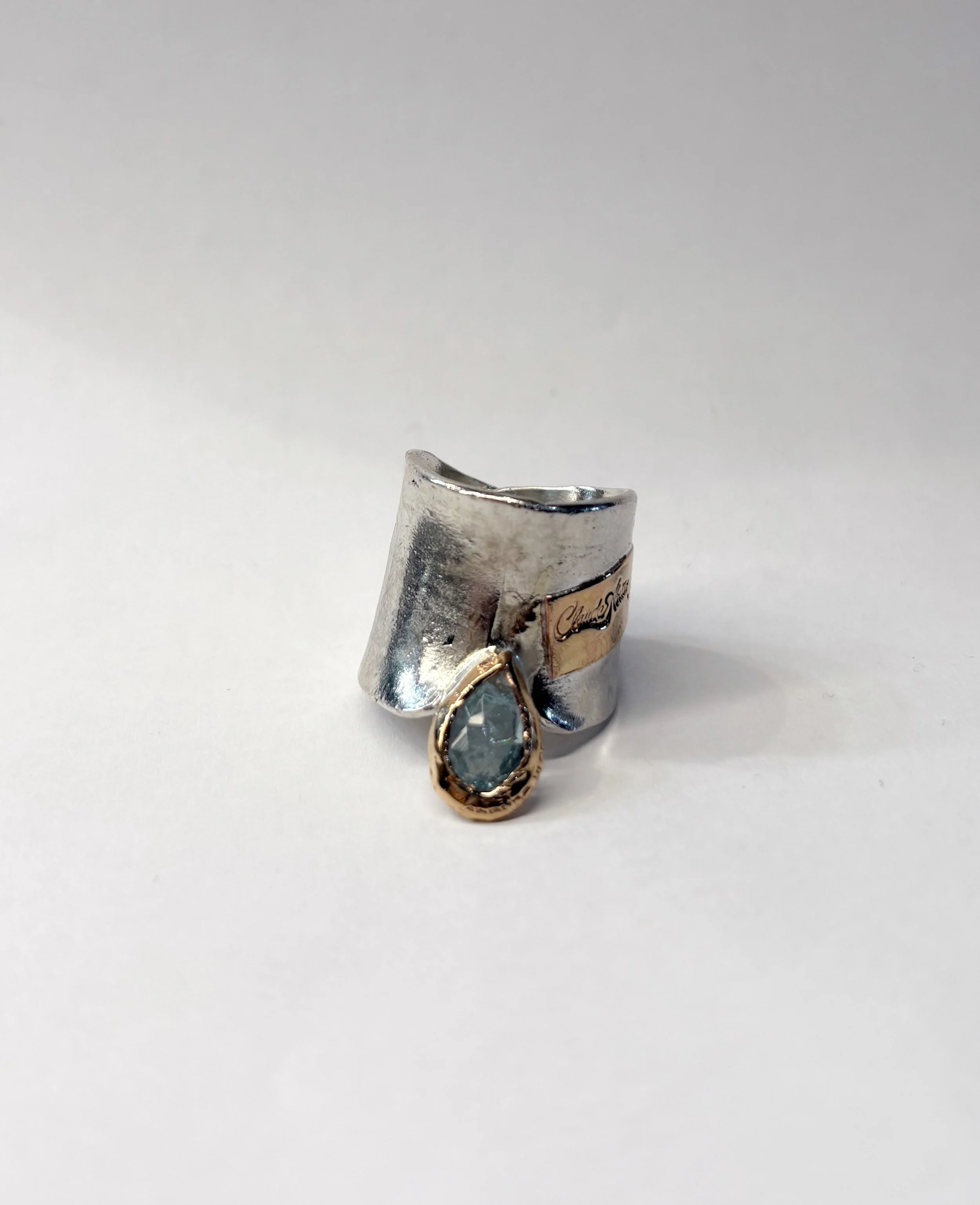 Low Tide Aquamarine Ring
