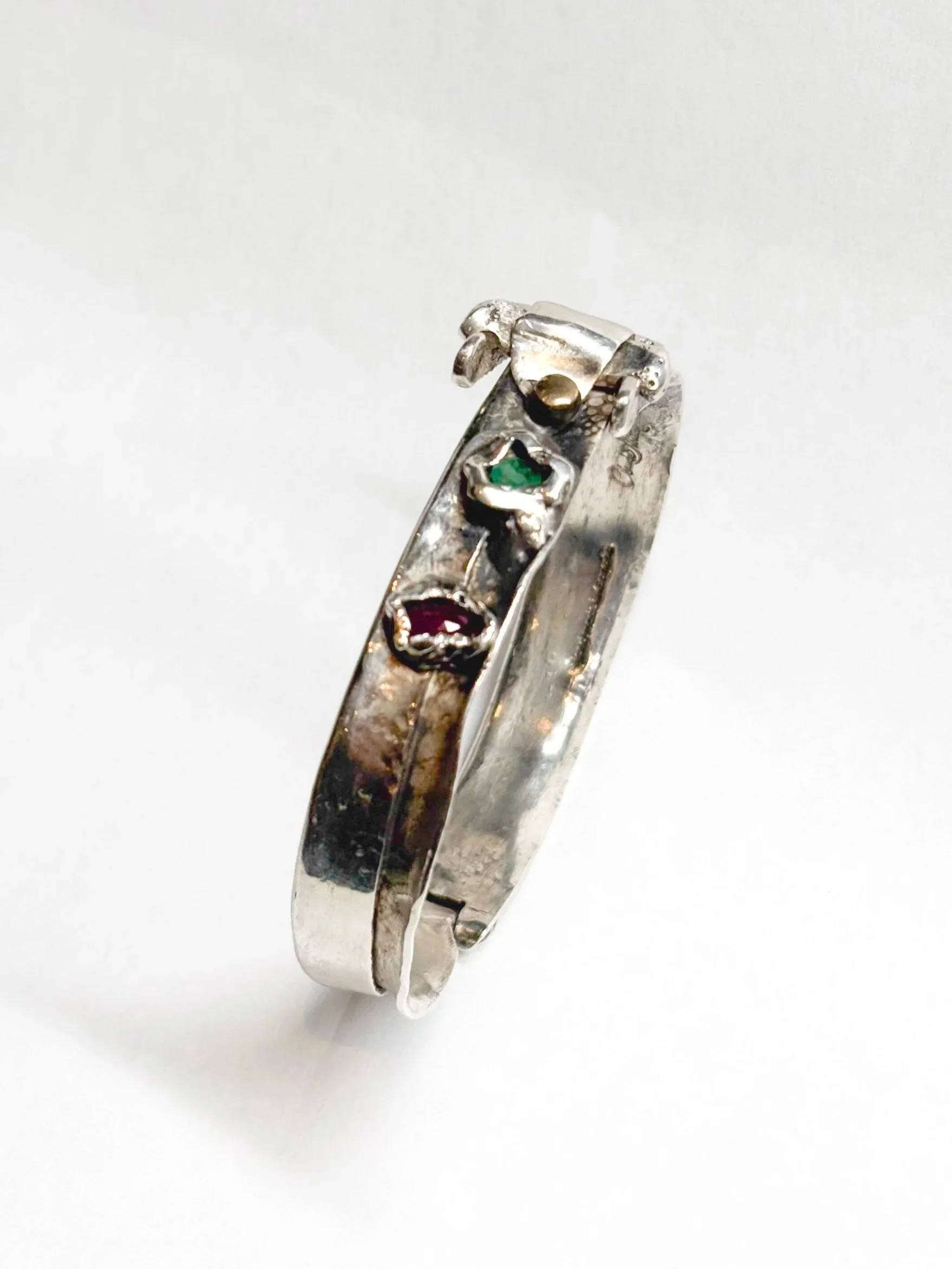 Gem Accent Silver Bracelet