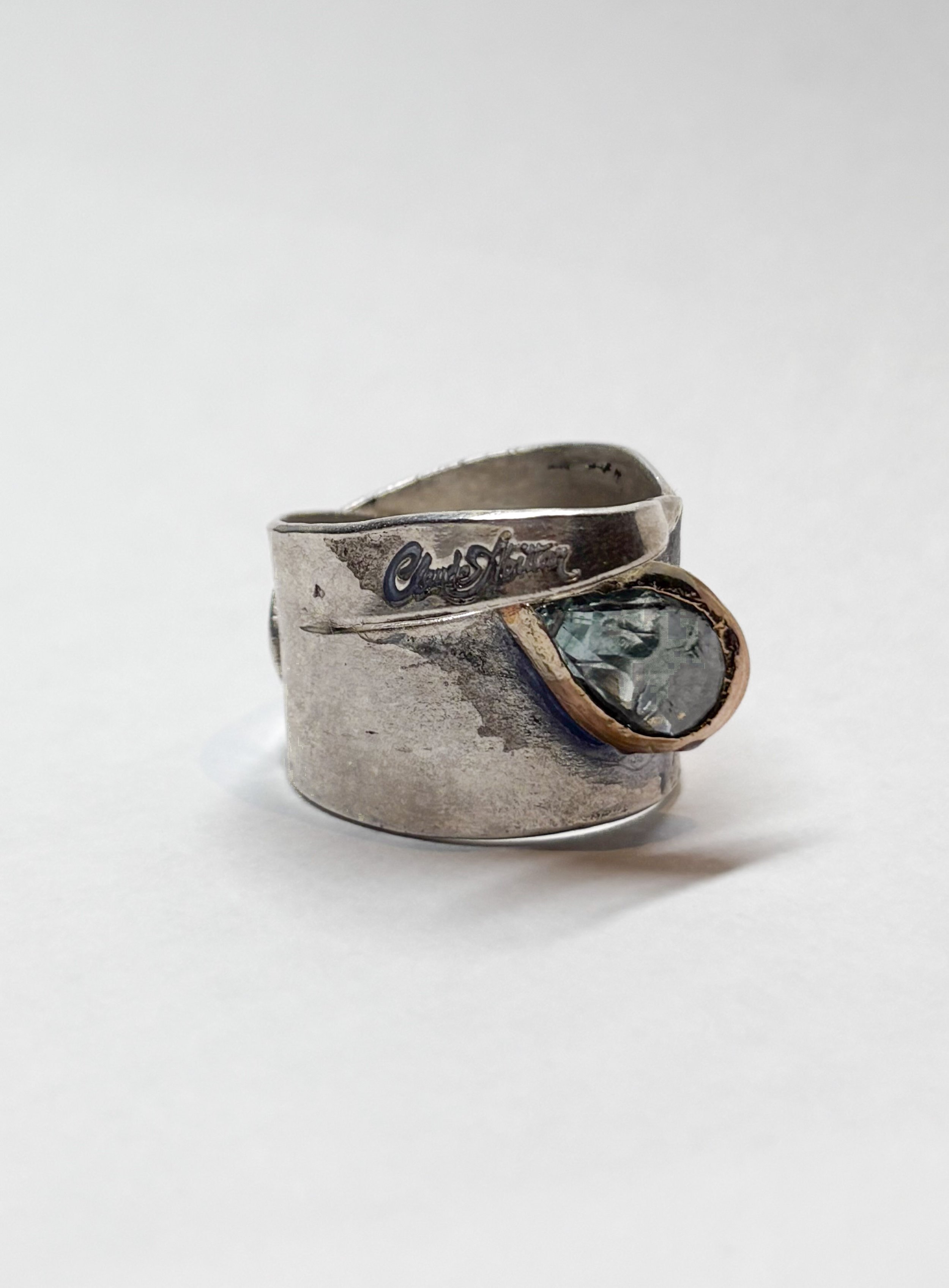 NEW!  Aquamarine Band Ring