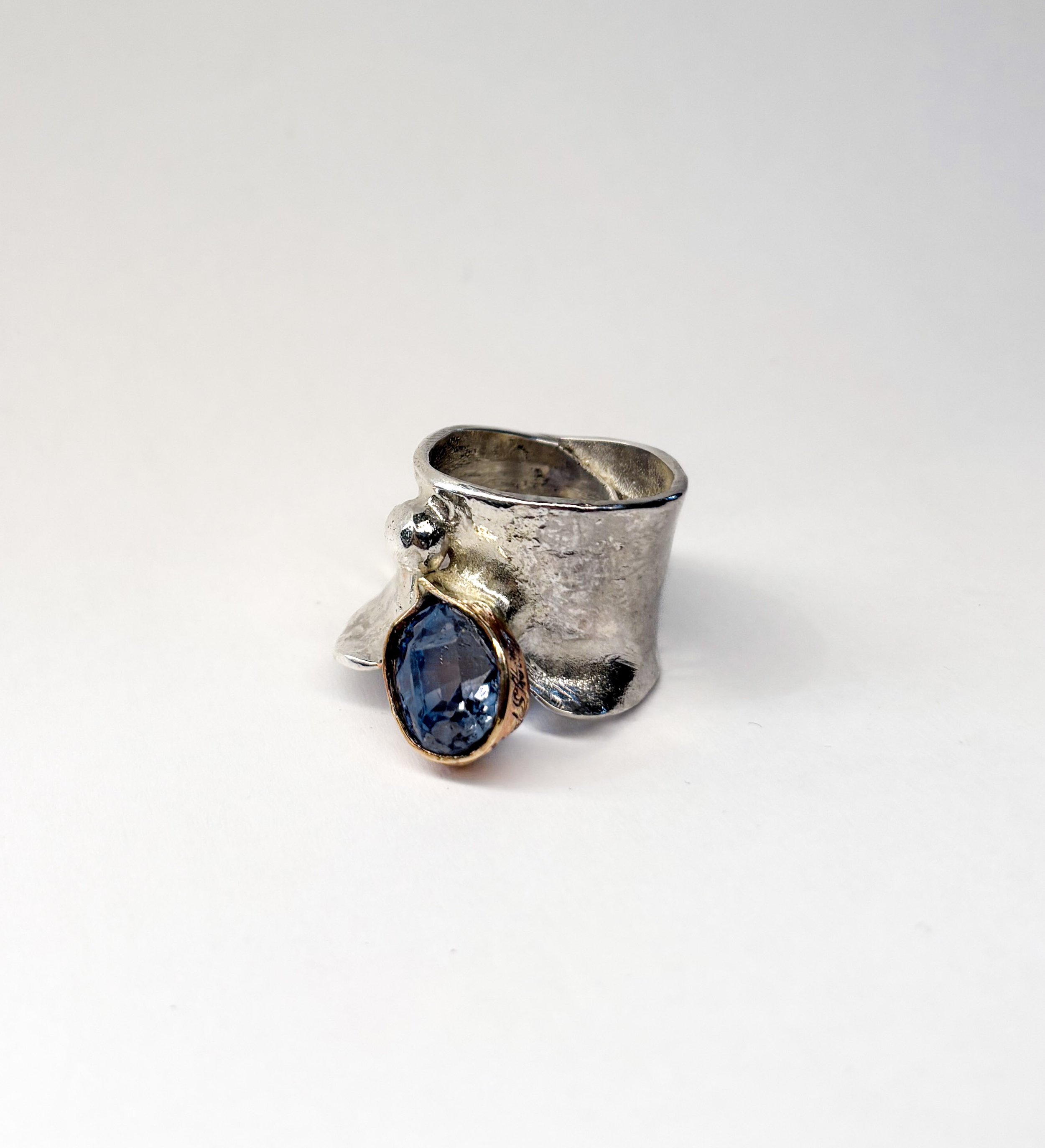 New! Midnight Tide Sapphire Ring