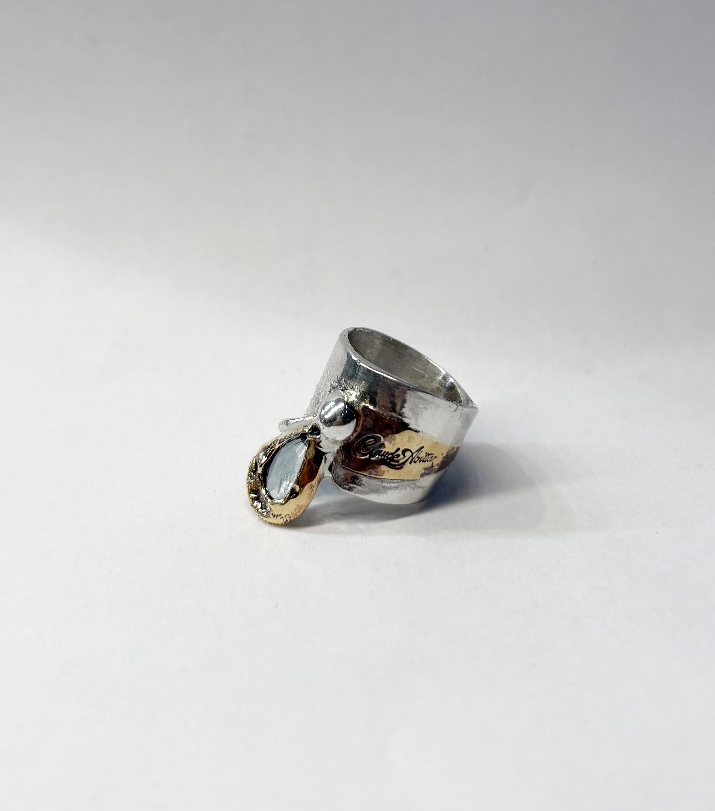 Soft Blue Aquamarine Ring