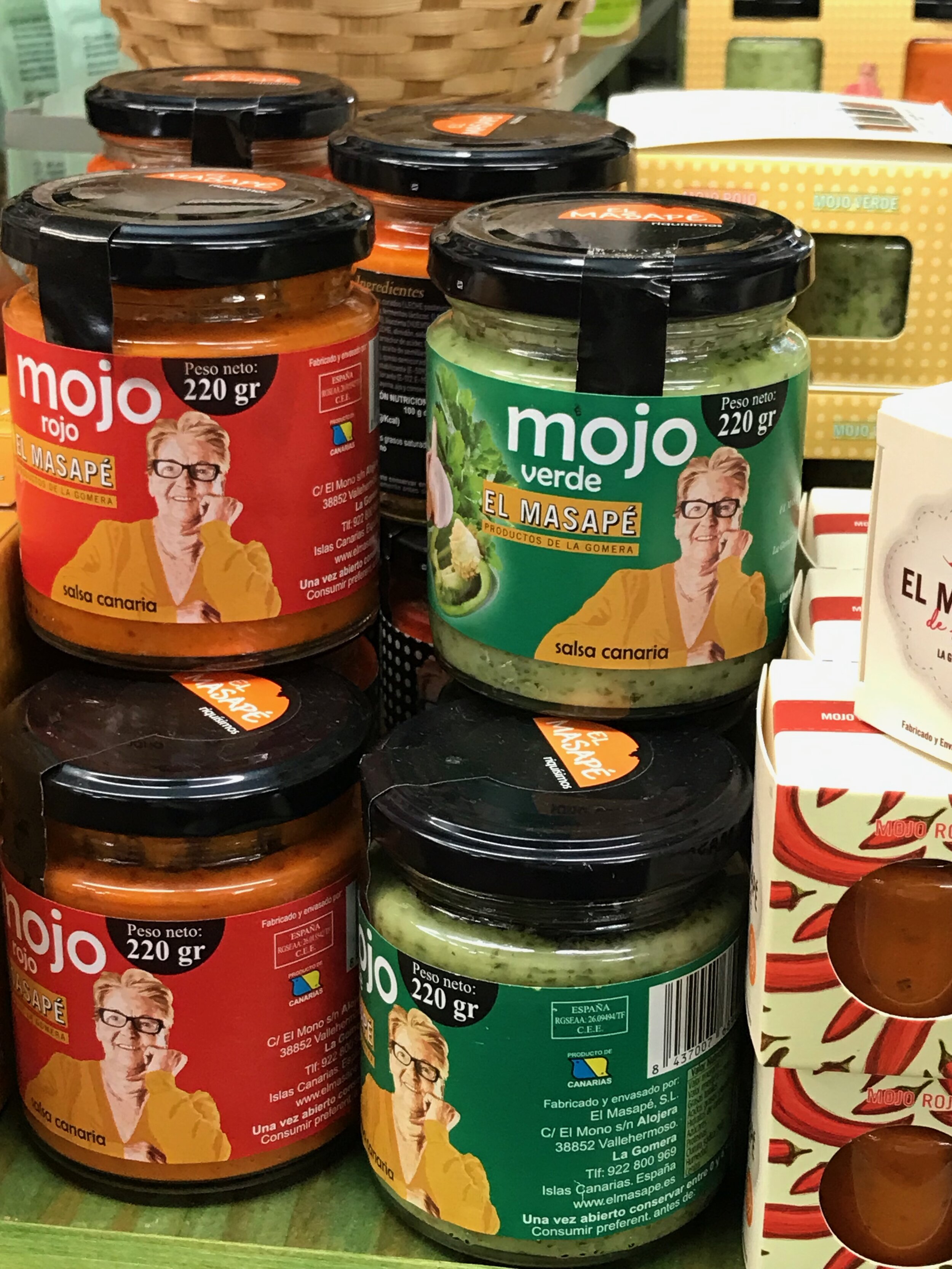 mojo rojo, mojo verde