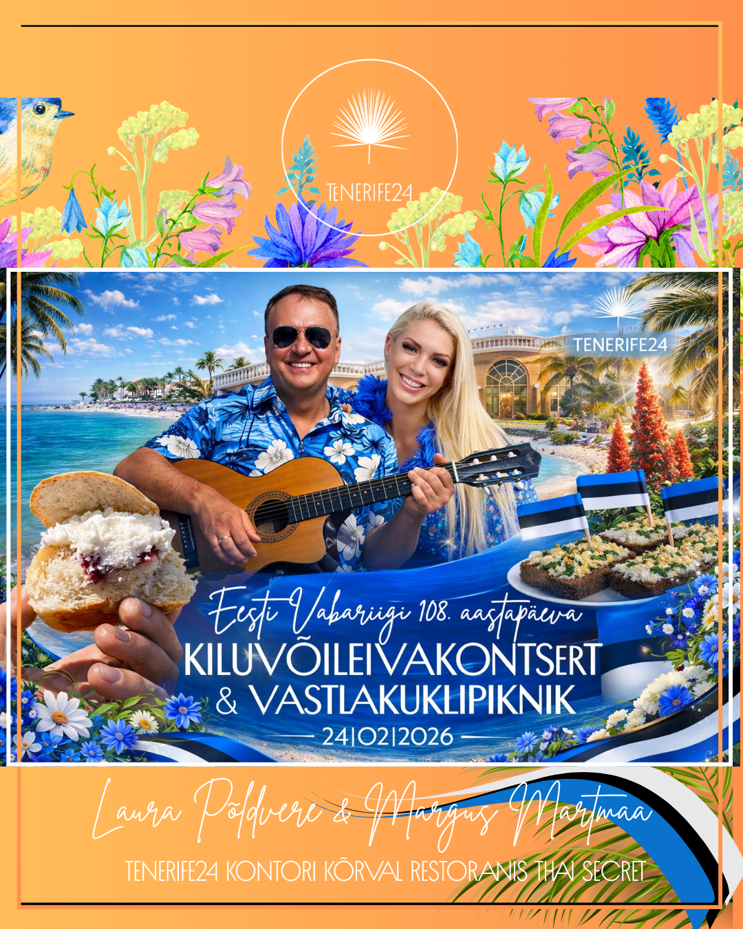 EESTI VABARIIGI 108.aastapäeva KILUVÕILEIVAKONTSERT ja VASTLAKUKLIPIKNIK