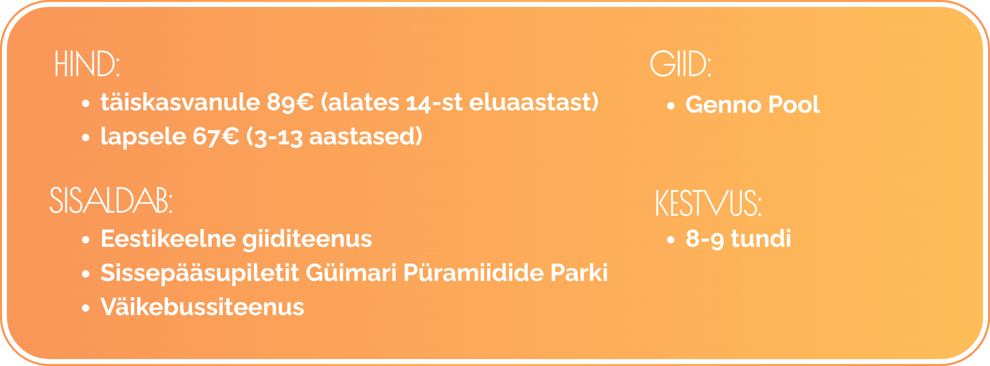 UUS! “TENERIFE24 TULIUUS SAARETUUR, ehk 3.osa - PÜRAMIIDITUUR!
