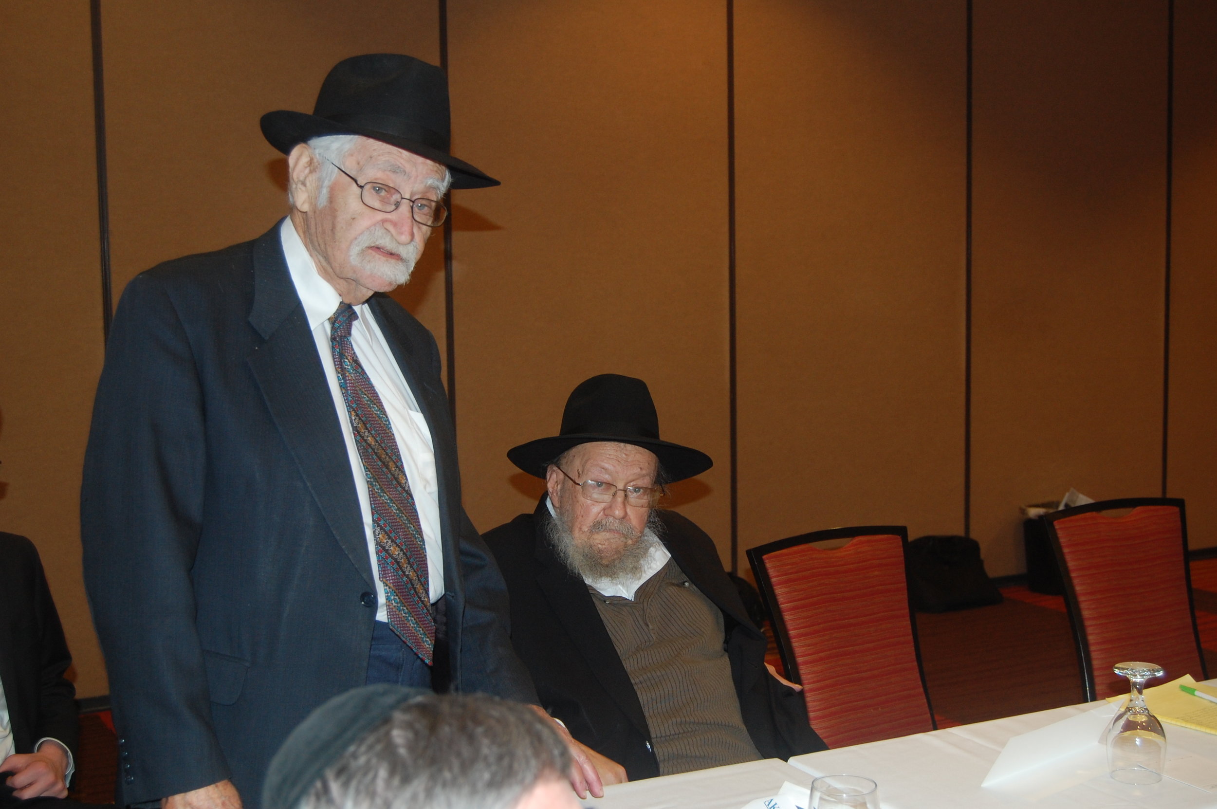 Reb Chaim Goldzweig and Rabbi Nota Greenblatt  at the AKO Convention Oxnard CA February 2017.JPG