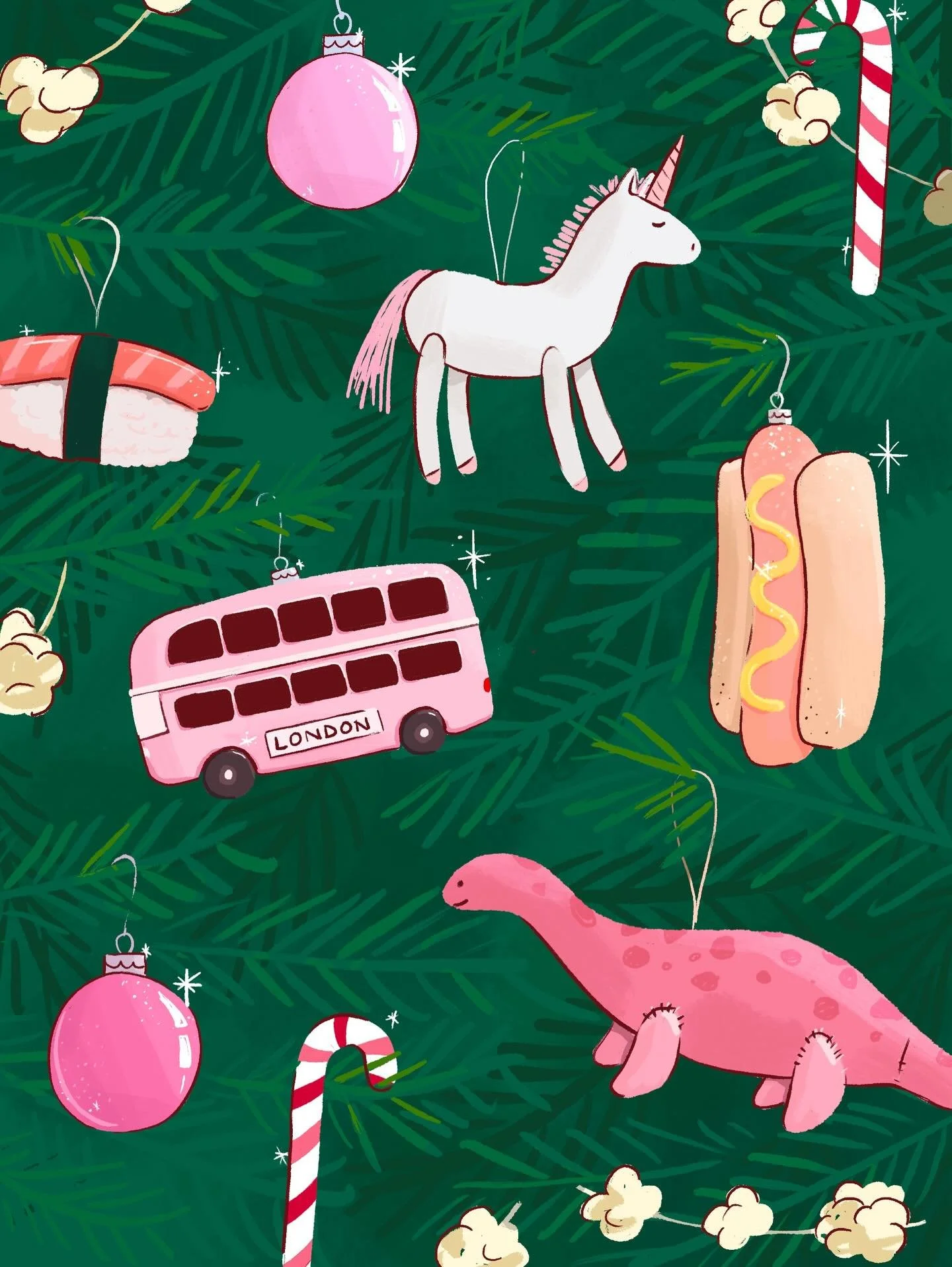 Illustration prompts like #12daysofcreativecheer are a great excuse to do illustration studies for upcoming projects 😋 This one, inspired by some of my kids&rsquo; favorite ornaments, is for #12daysofcreativecheer2025. Today&rsquo;s prompt &mdash; S