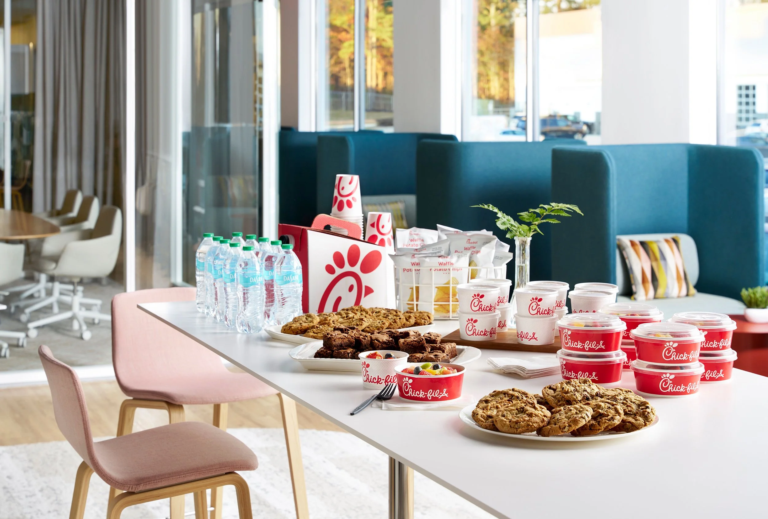 Chick-fil-A Chicago Catering Spread