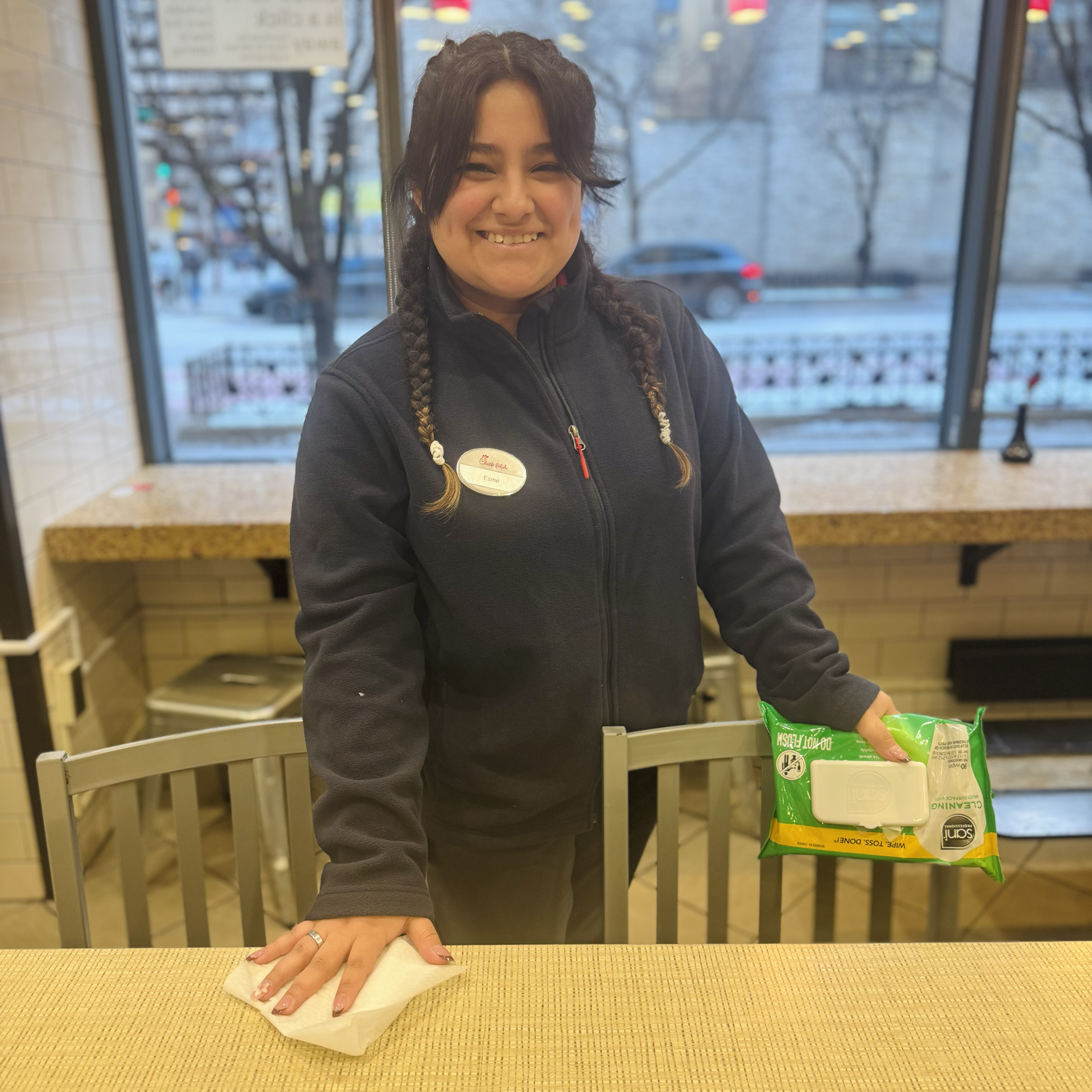 Female Chick-fil-A Team Member