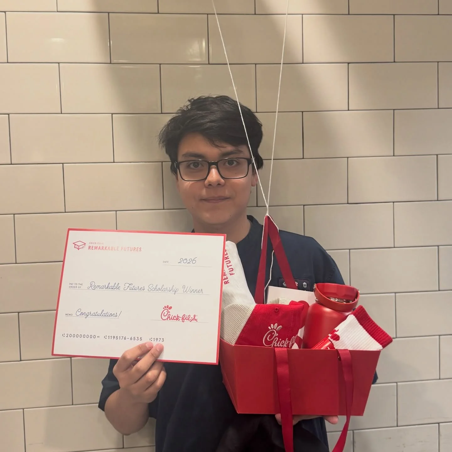 Big celebrations are in order! 👏

Earlier this month, we had the pleasure of surprising Mateo, Damari, &amp; Jenna with the Chick-fil-A Remarkable Scholarship!

We are so incredibly proud of their hard work and everything they&rsquo;ve accomplished 