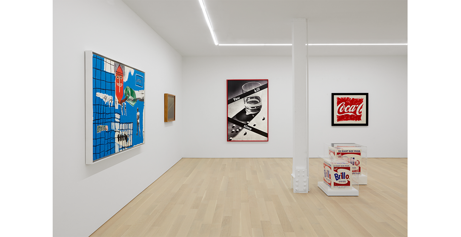 Installation view of WORDS WITHOUT THOUGHTS NEVER TO HEAVEN GO, Curated by Dieter Buchhart - © Almine Rech - Courtesy of the Artists and Almine Rech - Photo credit: Matthew Kroening.