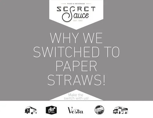Why we switched to paper straws