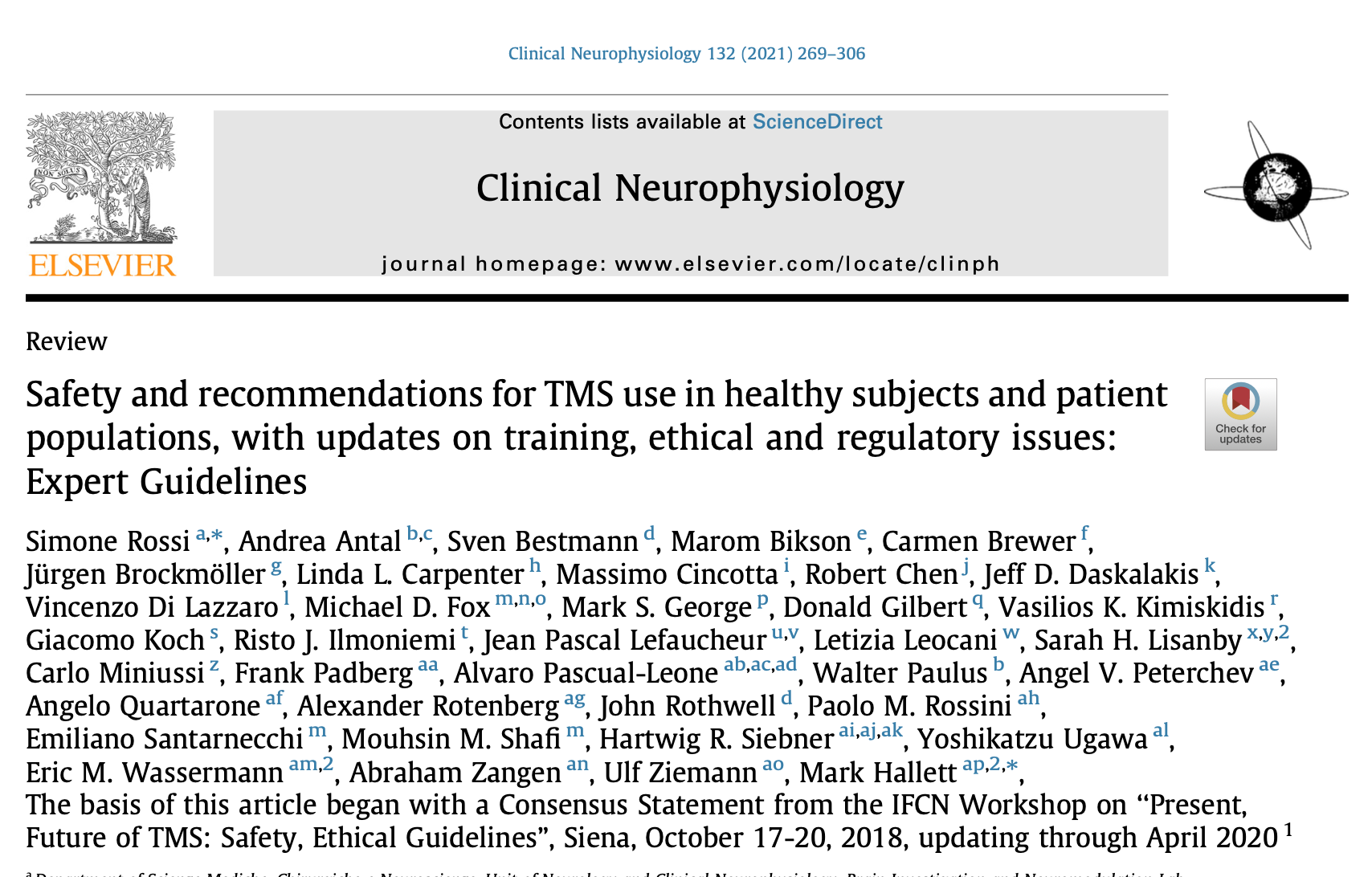 New Pub: 2025 international guideline on tES