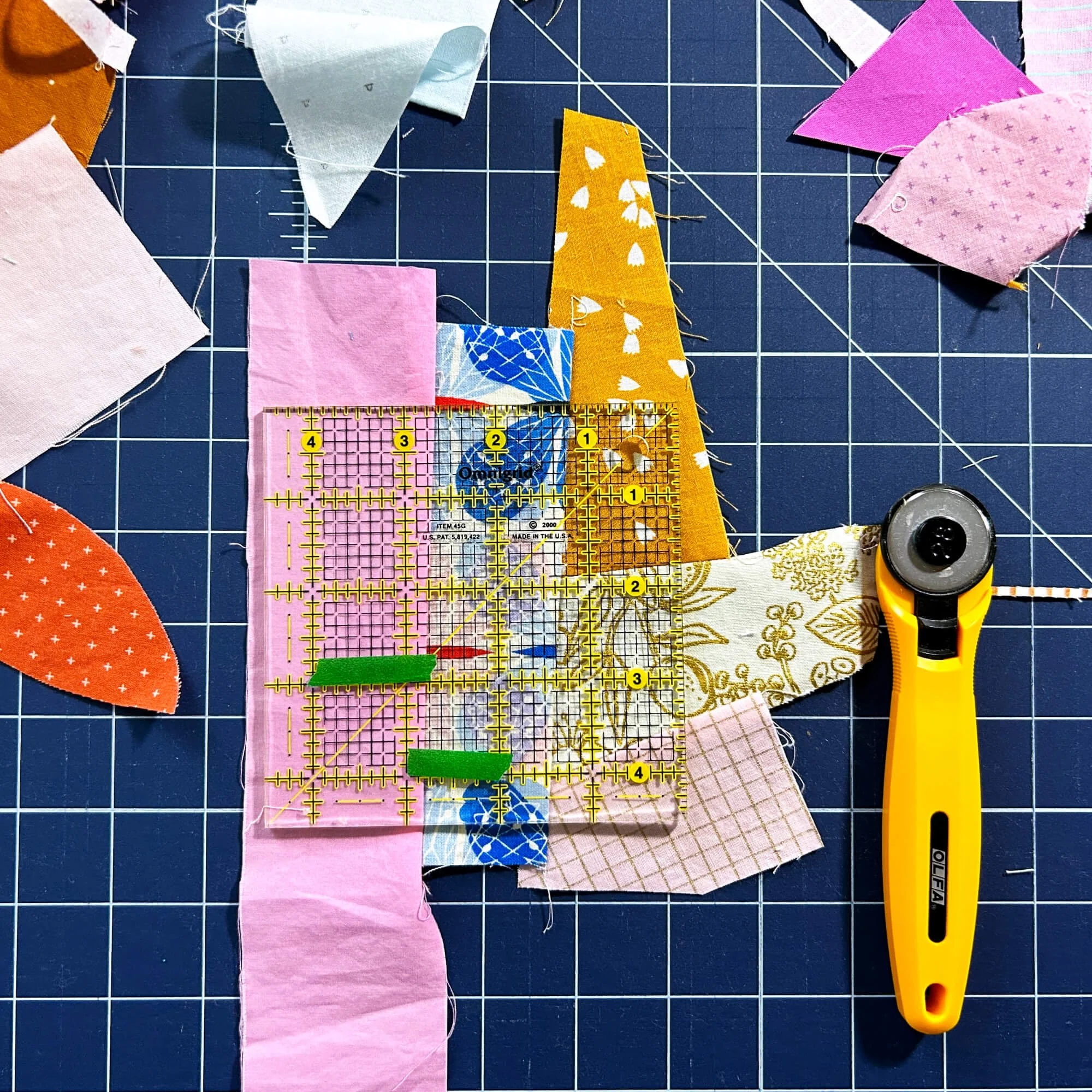 How to Use Odd Shaped Scraps — Megan Collins Quilt Design