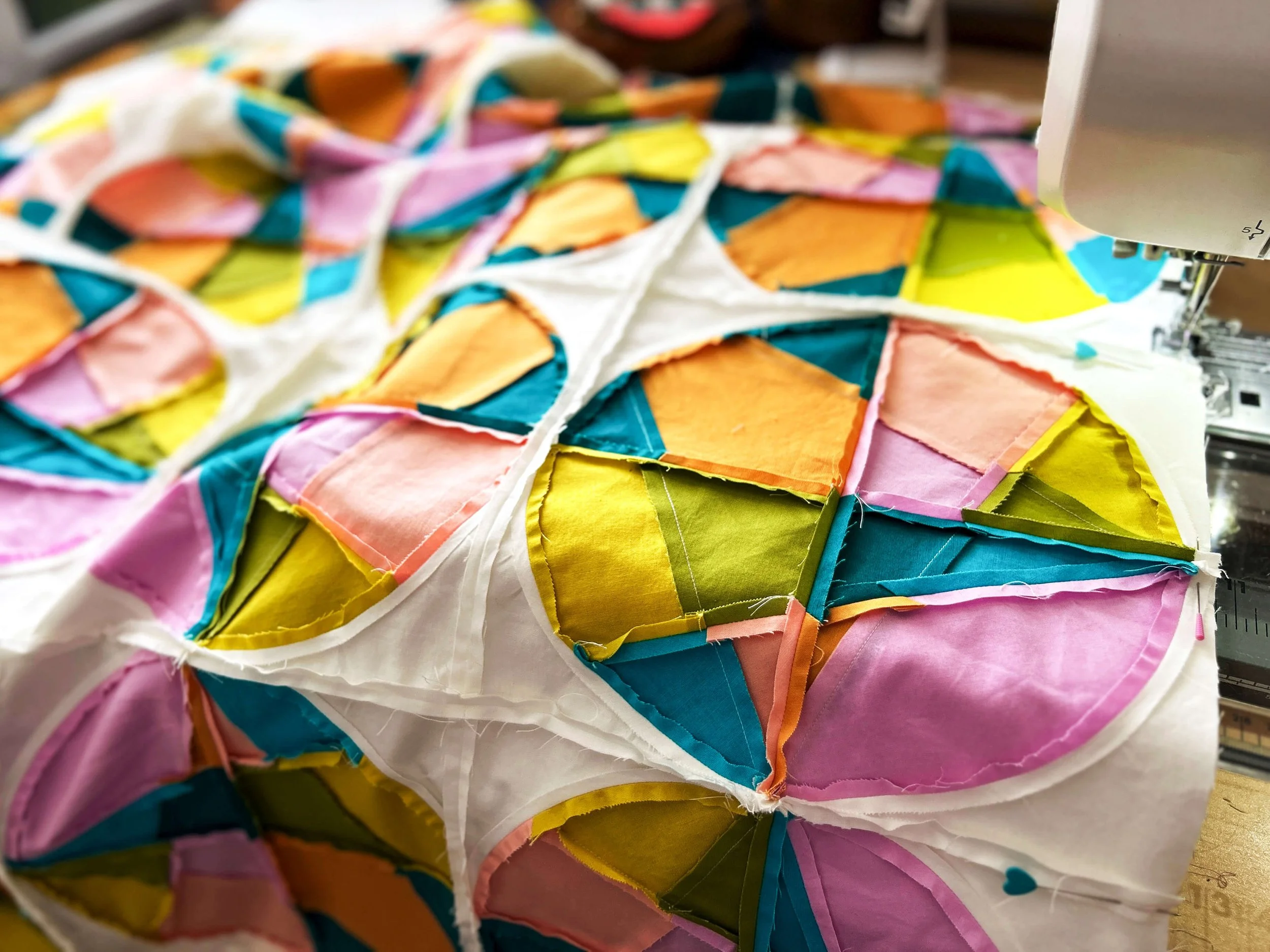 A Kaleidoscope of Color The Star Spin Quilt — Megan Collins Quilt Design