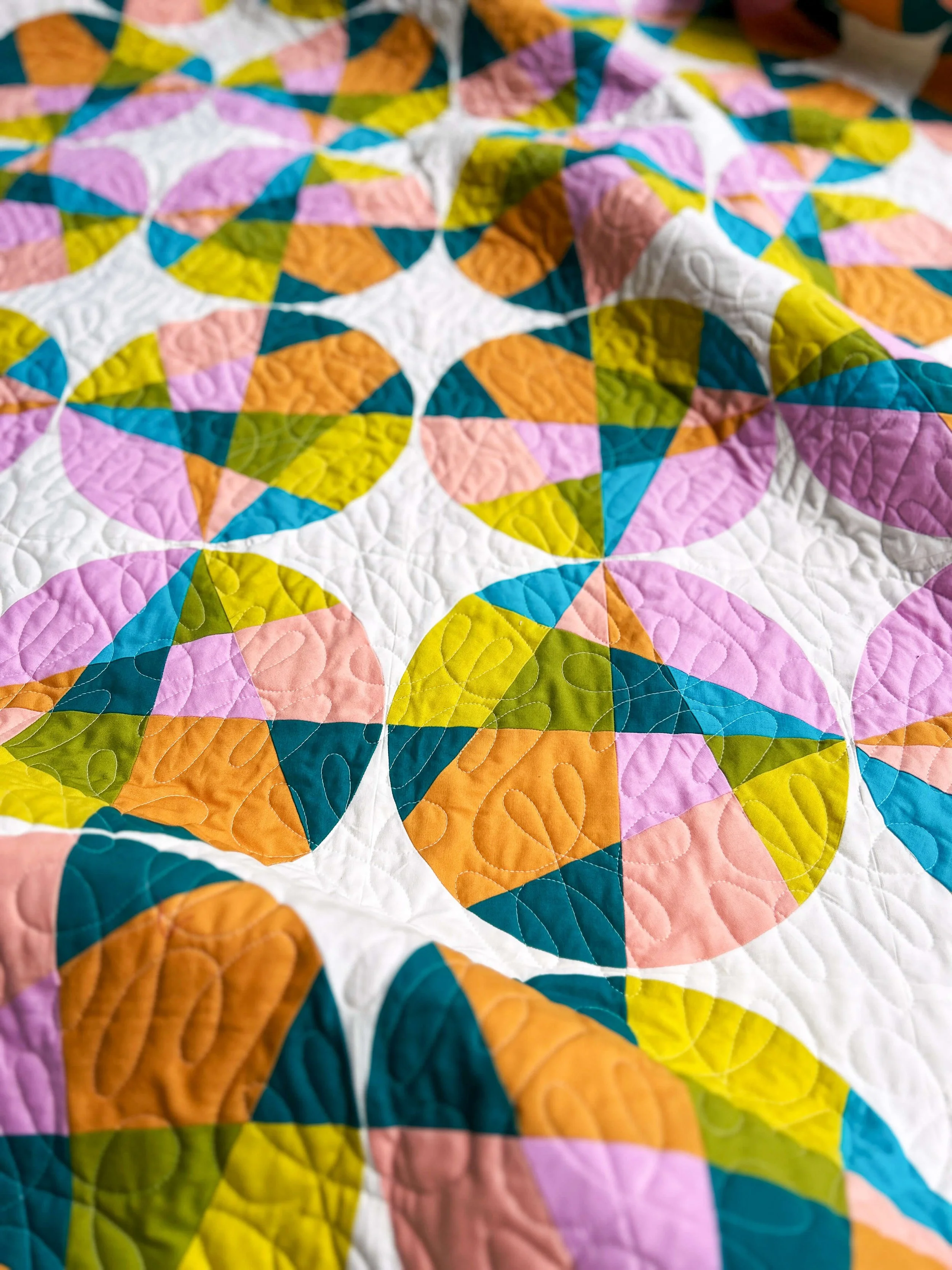 Spin Pattern A Kaleidoscope of Color - The Star Spin Quilt — Megan Collins Quilt Design