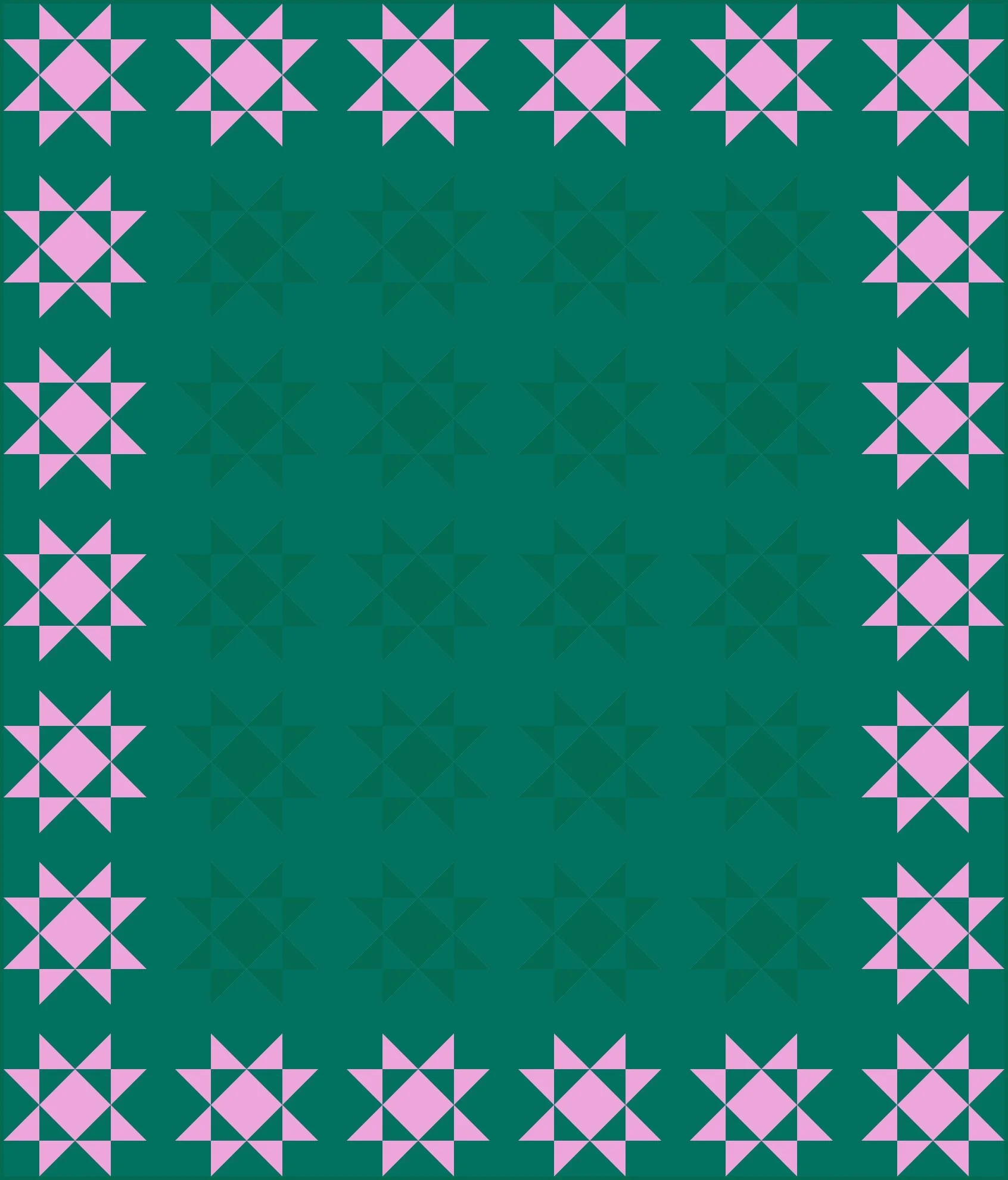 Vintage Ribbon Star Quilt