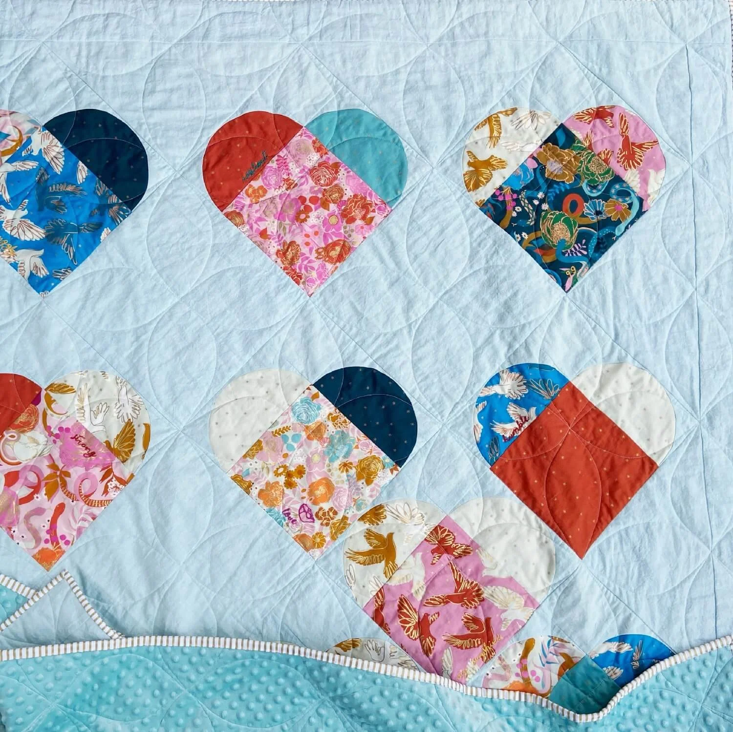 Patchwork Hearts : A Love and Stitches Quilt Tutorial — Megan Collins ...