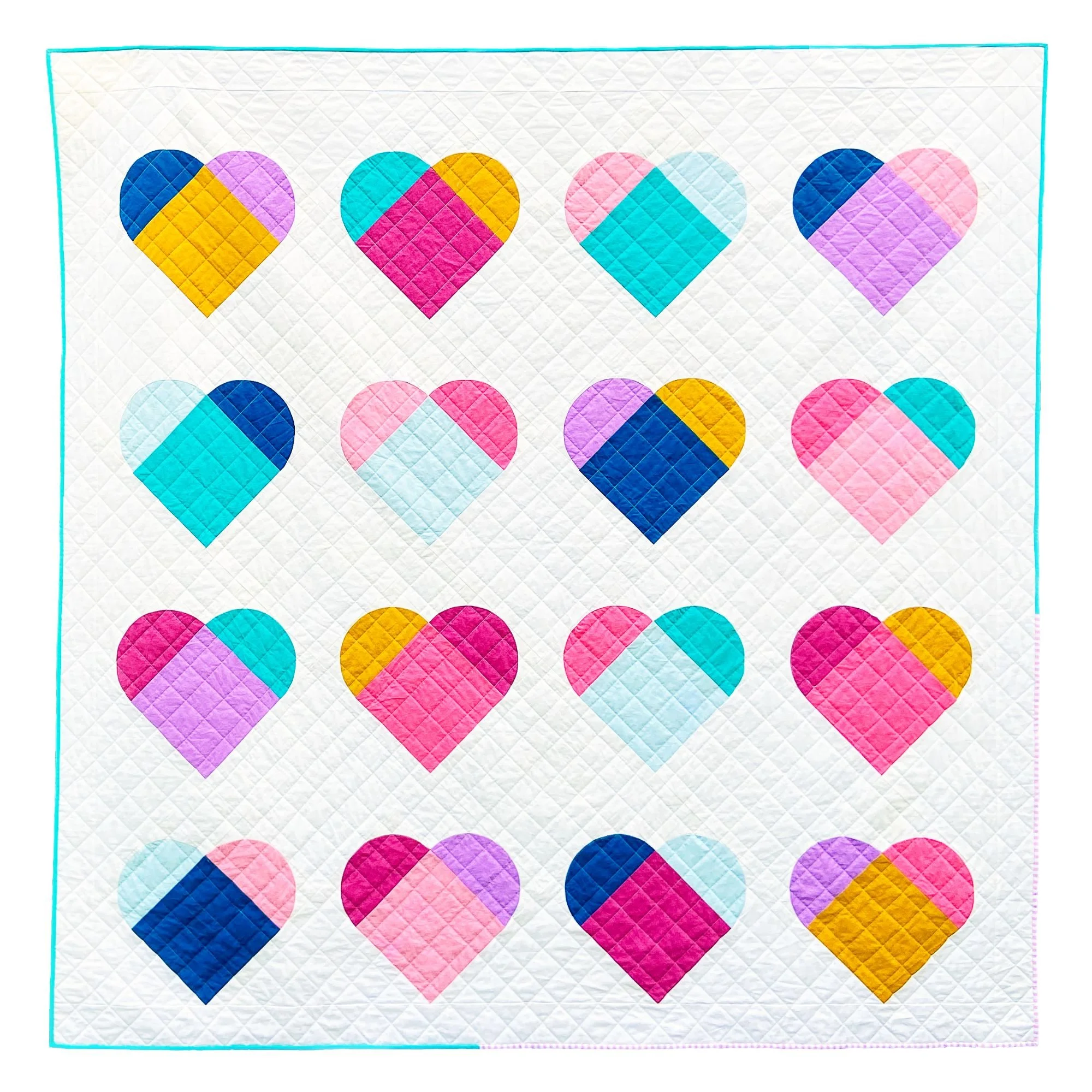 Love Shack Patterns Patchwork Hearts : A Love and Stitches Quilt Tutorial — Megan Collins ...
