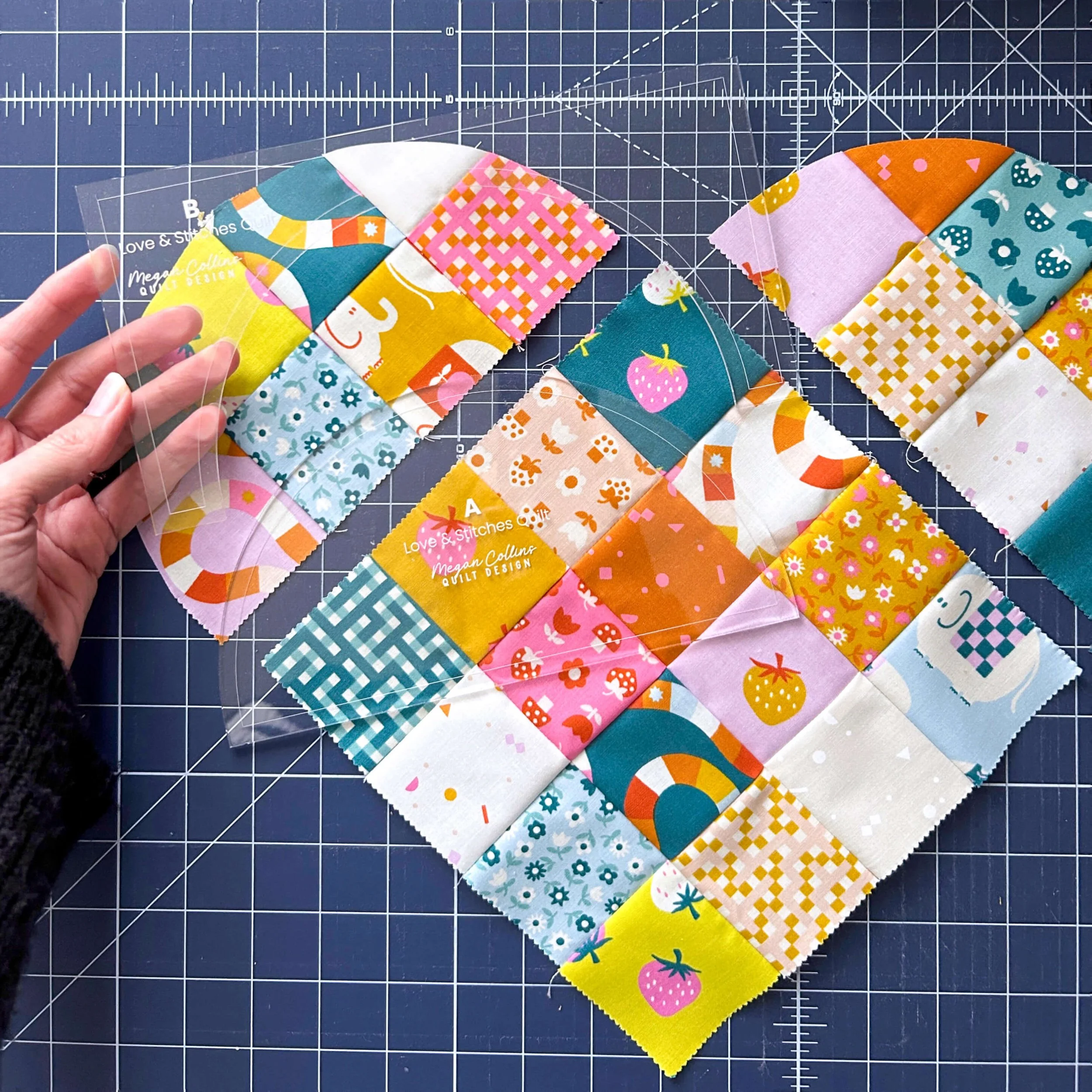 Patchwork Hearts : A Love and Stitches Quilt Tutorial — Megan Collins ...