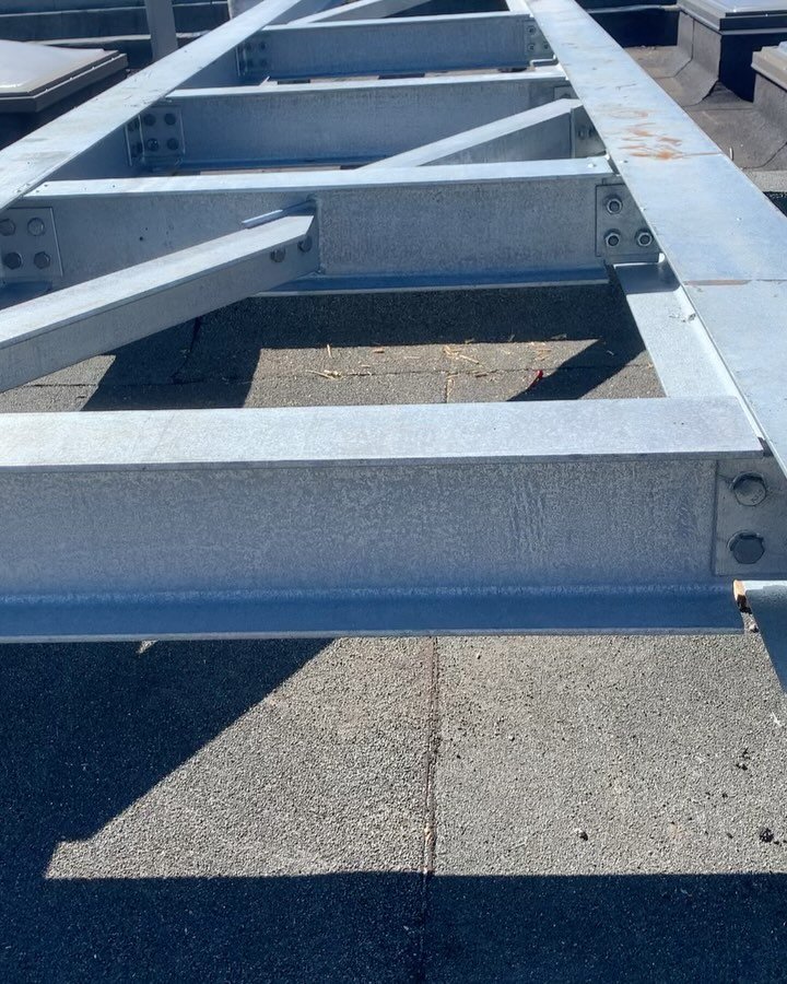 Galvanized Rooftop framing