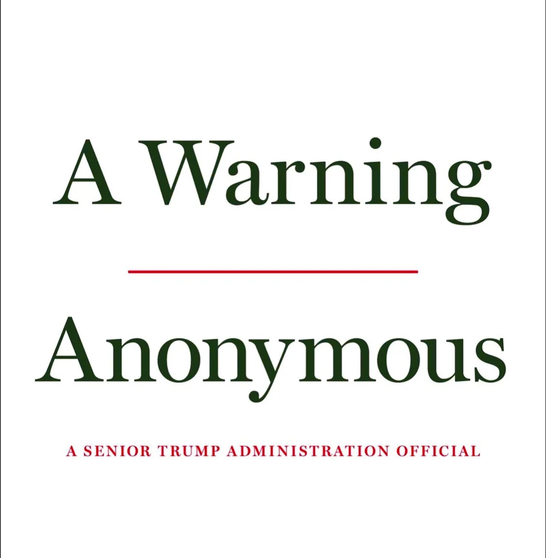 ‘A Warning’ by Anonymous
