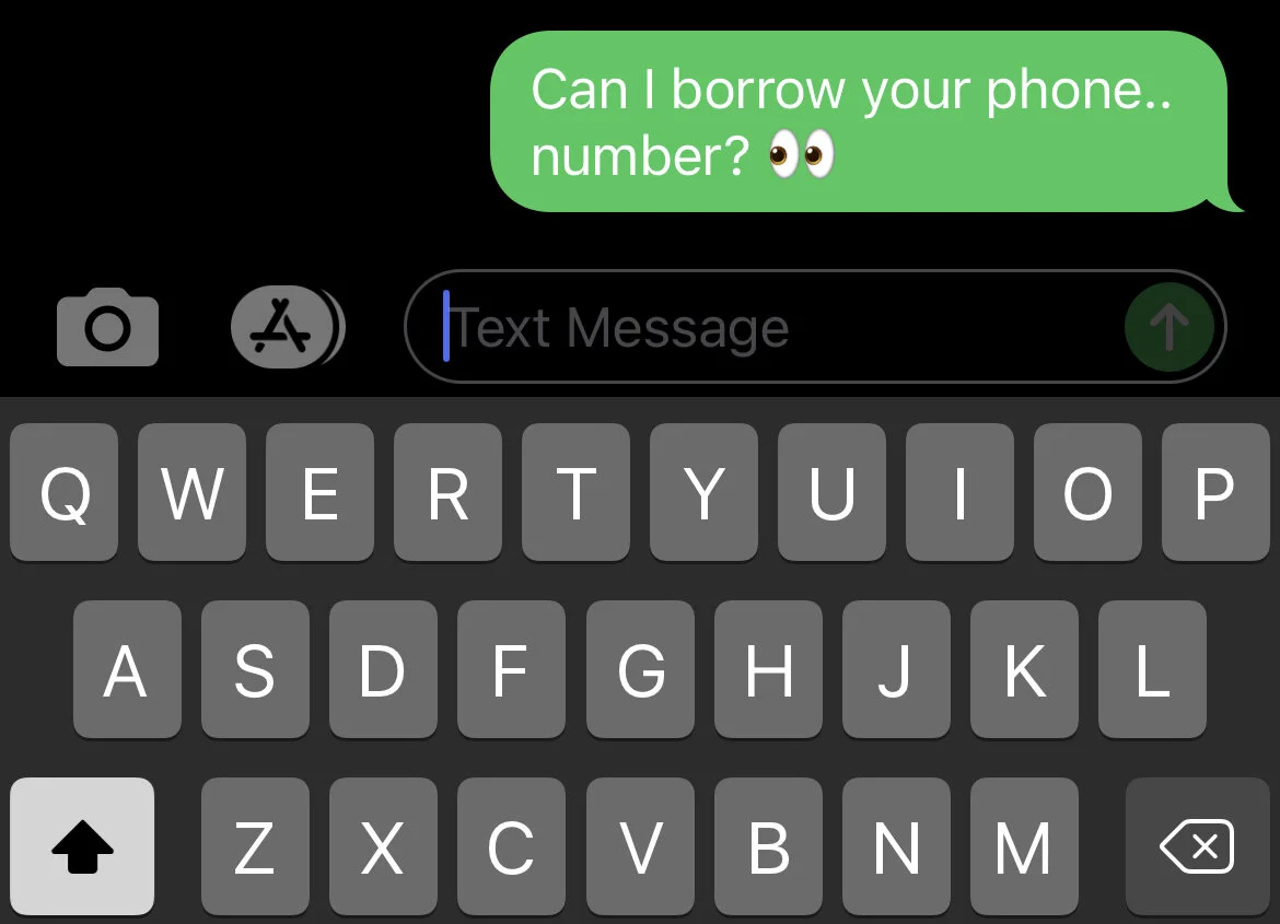 Another Vulnerability of SMS Text Messaging