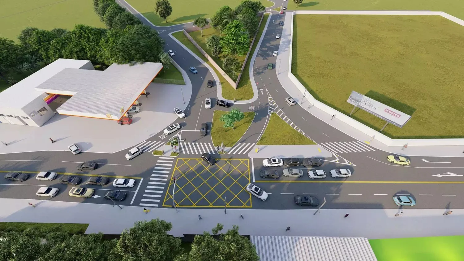 Maquete virtual do projeto (Prefeitura de Campo Grande)