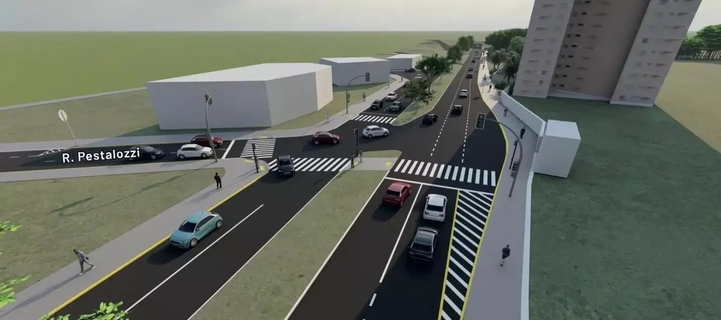 Maquete virtual do projeto (Prefeitura de Campo Grande)