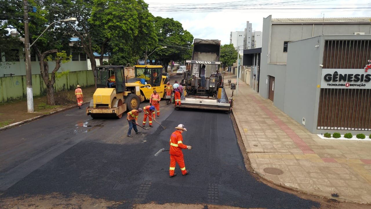 Obras do quadrilátero sendo executadas