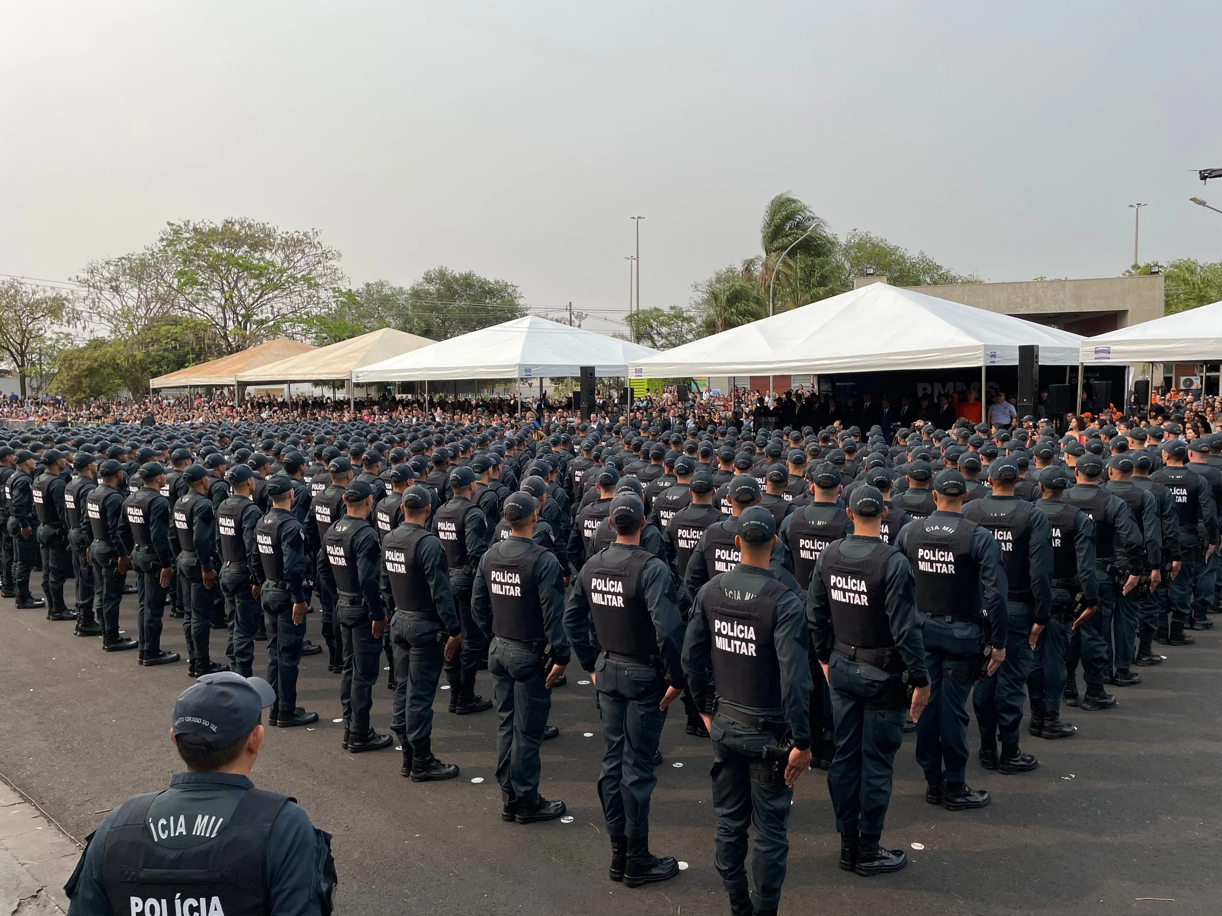 Governo de MS forma maior turma de policiais militares, com recorde de mulheres para reforçar segurança pública